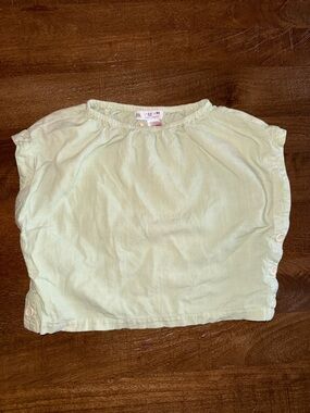 Zara Light Mint Green Girls Top